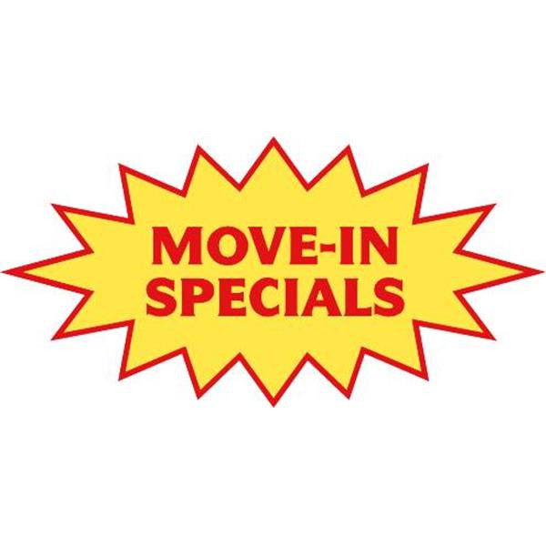Coroplast Move In Special Starburst, Yellow, 22 X 11