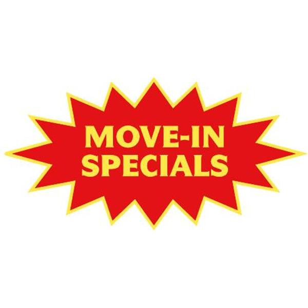Stock Move-In Specials Slide-On Burst, 22 X 11