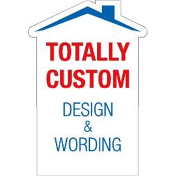 Custom Restix, 2 3/8 X 3-1/2 Tall House Shape Package Of 100
