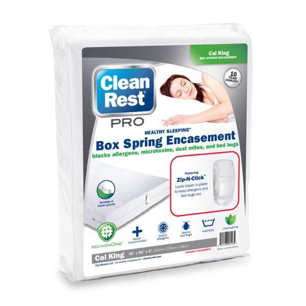 Cleanrest Pro Box Spring Encasement, Cal King, Case Of 3 (2-Pack)