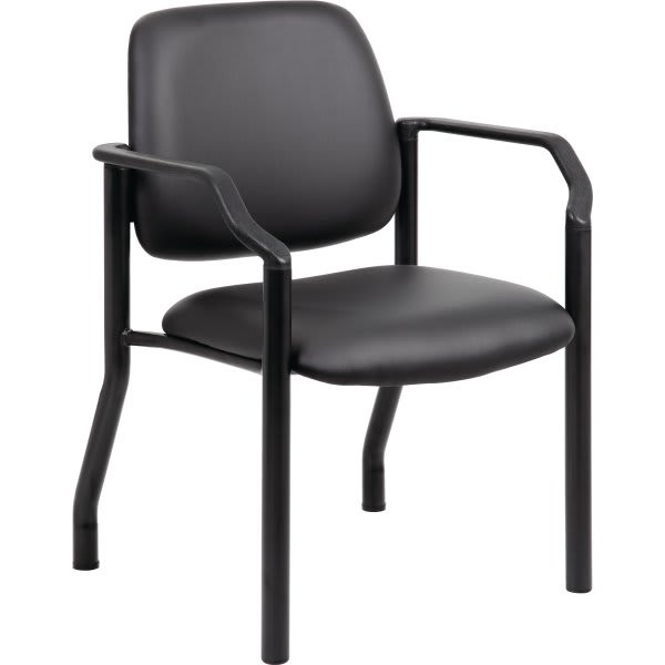 Boss Antimicrobial Guest Chair, 300 Lb. Weight Capacity