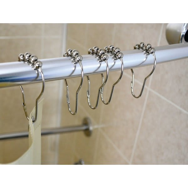 Kartri Kass151 Stainless Steel Hook With 4 Abs Nickel Plated Rollers, Case Of 144