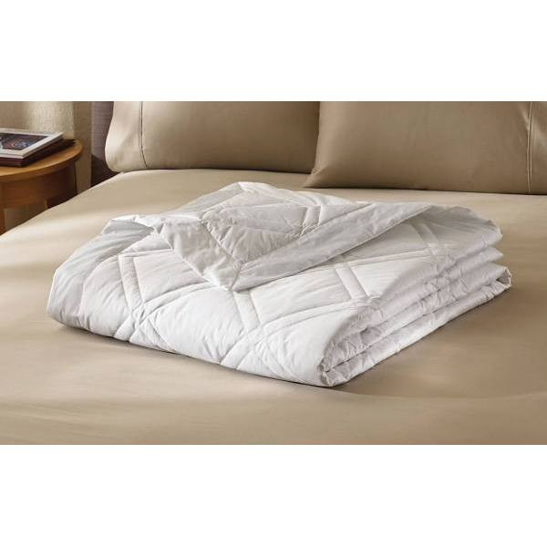 Pillow Factory Mattress Pad 78x80 Flat King White 55/45 Cot/Poly T180 Quilted 3.6 Oz Fill, Case Of 6