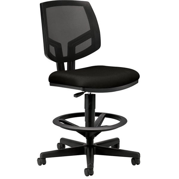 Hon Volt Series Black Mesh Back Adjustable Task Stool