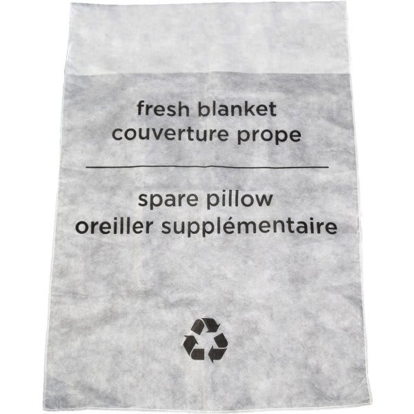 Nonwoven Blanket/Spare Pillow Bag, Case Of 250