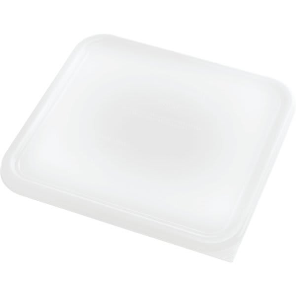 Rubbermaid Commercial 22 Quart Square White Food Pan Lid (6-Pack)