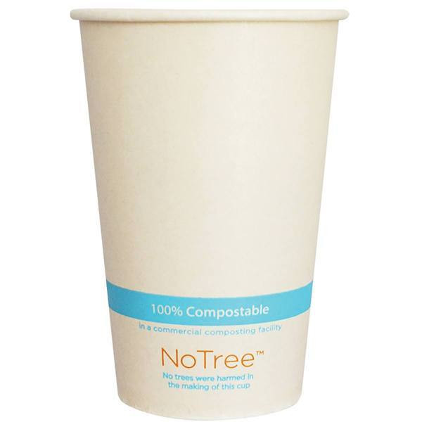 World Centric Notree Paper Cold Cups, 16 Oz, Natural, Case Of 1000