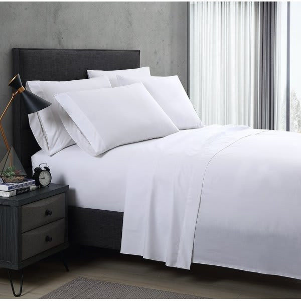 1888 Mills T180 Dependability Queen Fitted Sheet White 60x80x12 Case Of 12