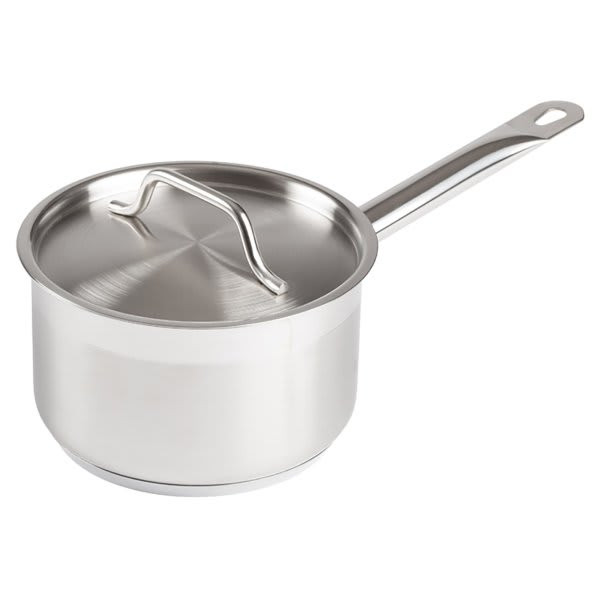 Winco 2 Quart Sauce Pan With Lid, 6 Per Case