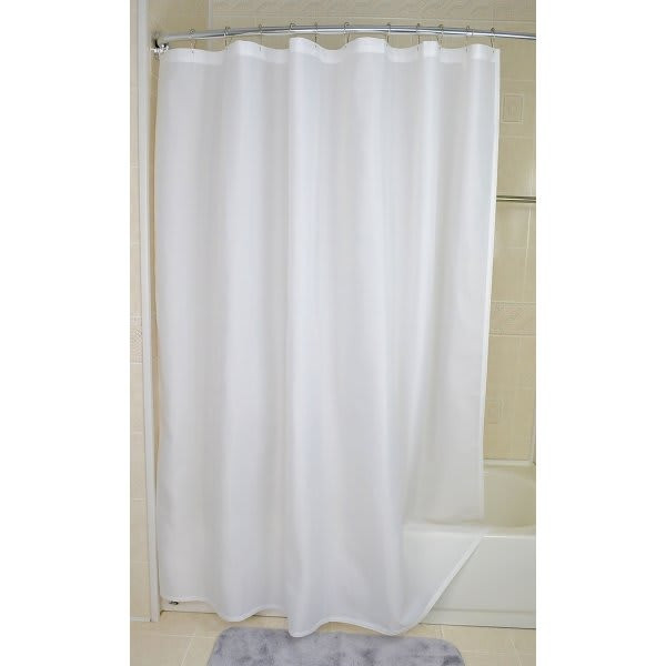 Kartri Nylon 72x78 White Shower Curtain Liner For Renaissance Case Of 12