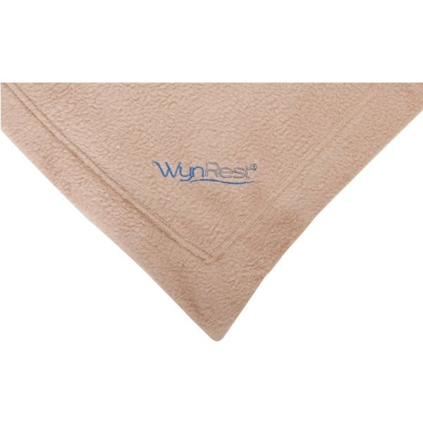 Wynrest Fleece Blanket Full 80x90 Sand Case Of 10