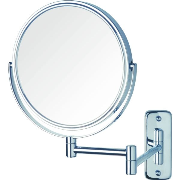 Jerdon 8" Wall Mount Mirror Chrome