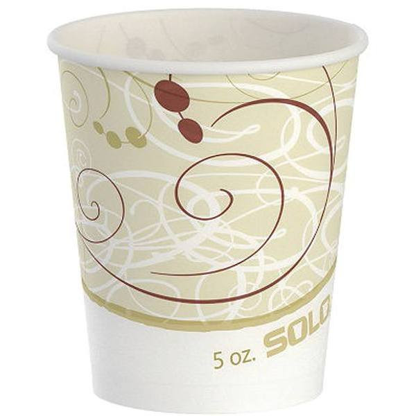 Solo Symphony Waxed Paper Cold Cup, 5 Oz, Case Of 3000