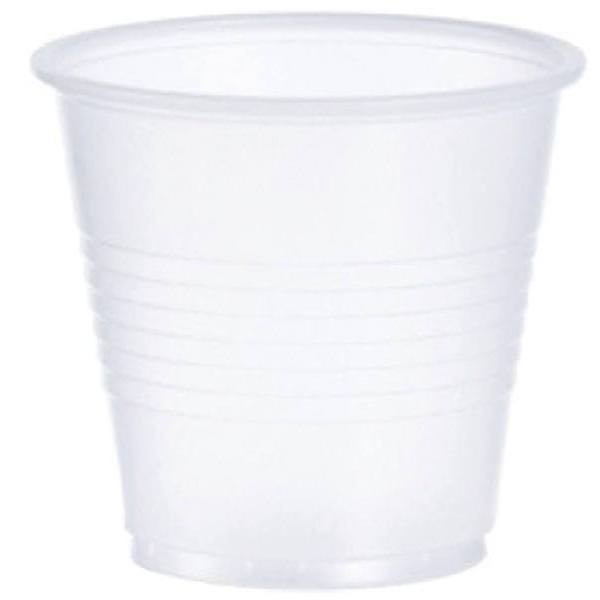 Galaxy Translucent 3.5 Oz Polystyrene Plastic Cold Cups, Case Of 2500