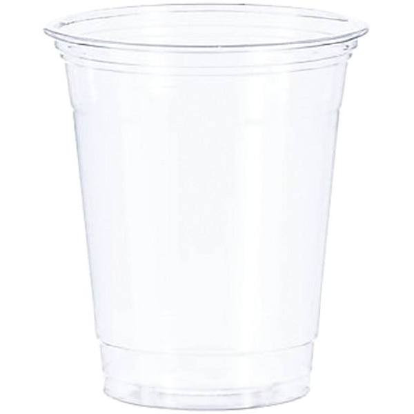Solo Ultra Clear Squat Pet Plastic Cold Drink Cups, 12 Oz, Case Of 1000