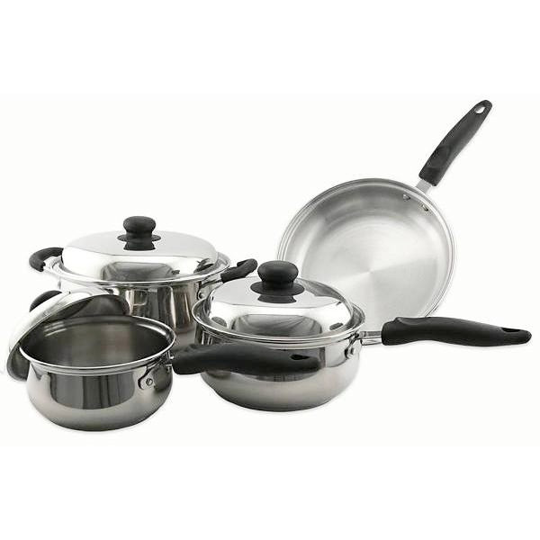 Empire  7 Piece Stainless Steel Cookware Set Package Of 1