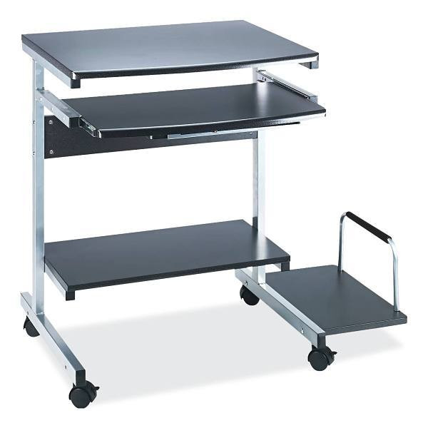 Safco Eastwinds Portrait Pc Desk Cart, 36" X 19.25" X 31", Anthracite