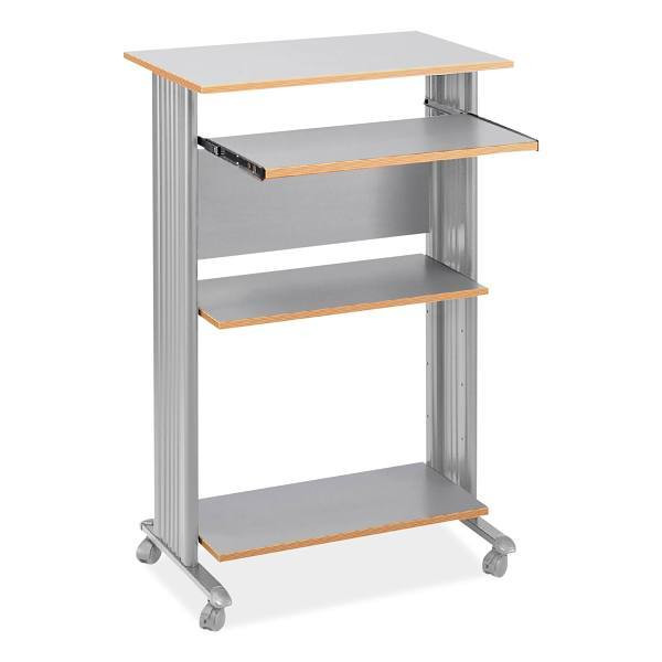 Safco Muv Stand-Up Desk, 29.5" X 22" X 45", Gray