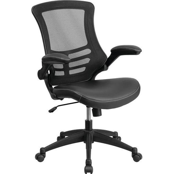 Carnegy Avenue Faux Leather Swivel Office Chair (Black) BLX5MLEA