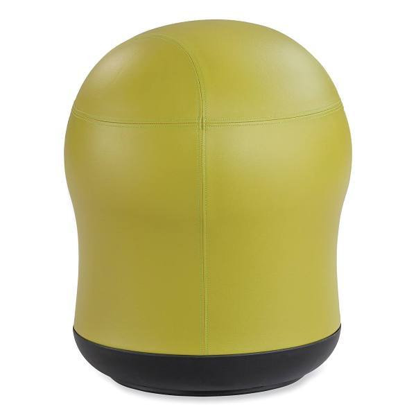 Safco Zenergy Swivel Ball Chair, Backless, 23" Seat Height, Green Vinyl