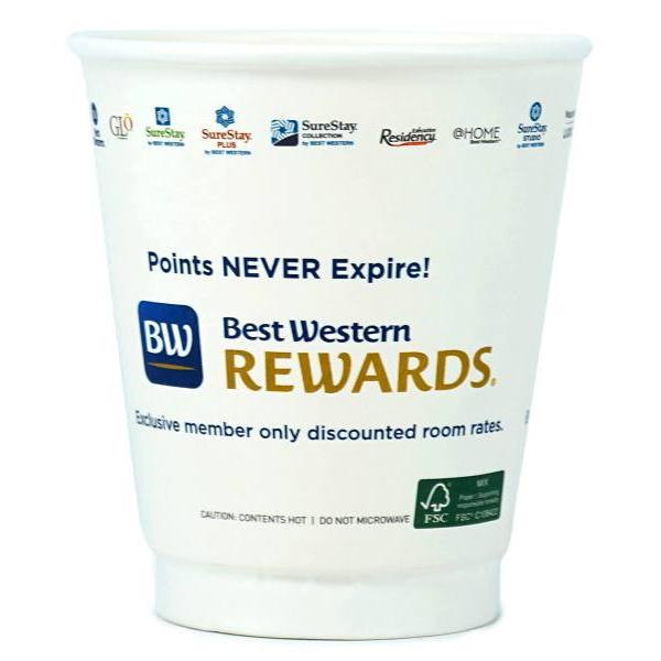 Rsi-Usa Double Wall Paper Cup For Hot Liquids Unwrapped Case Of 600