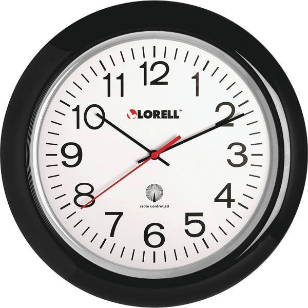 Lorell 13-1/4 In. Radio Controlled Wall Clock