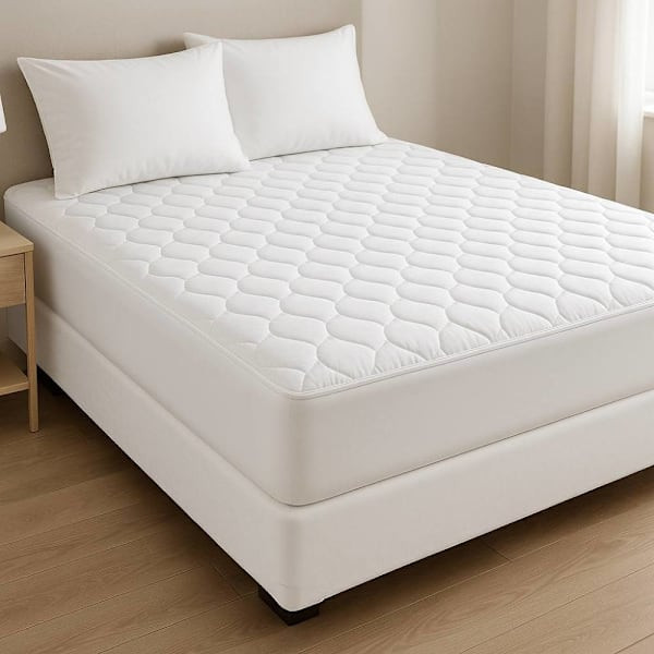 Cotton Bay Essential Twin XL Mattress Pad Fitted 39x80", Case Of 12