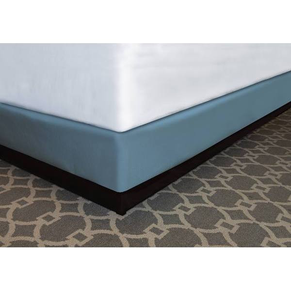 Mattress Safe Contour Wrap Poly Shantng Q 9"60x80x6.75-9.5" Wedgewood Case Of 12
