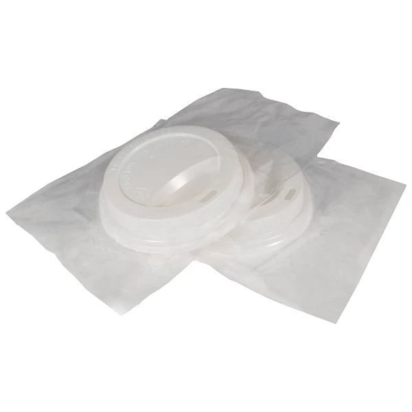 RDI-USA Wrapped Lids For 10-12oz Cups White Case Of 1000