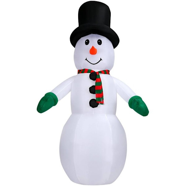 Fraser Hill Farm 10' Pre-Lit Inflatable Snowman