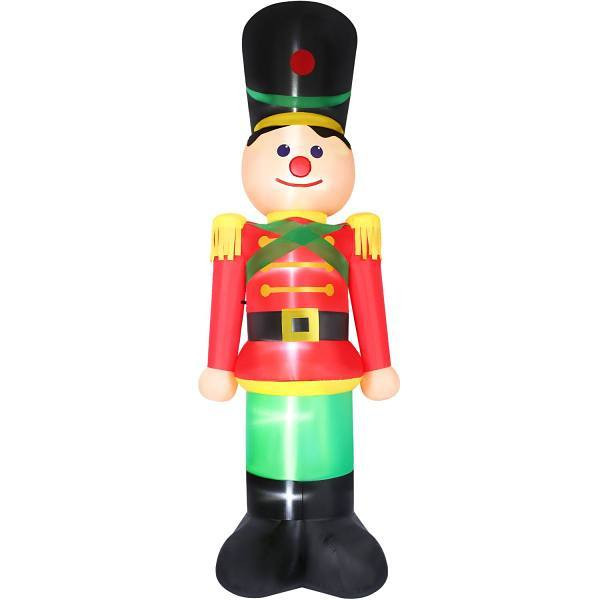 Fraser Hill Farm 12' Pre-Lit Inflatable Nutcracker