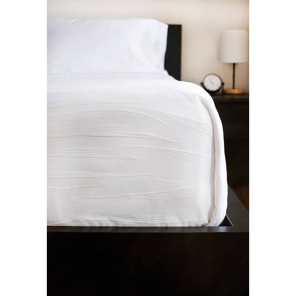Bokser Best Western Top Sheet Ocean Ripple Texture Queen 94x96" Case Of 12