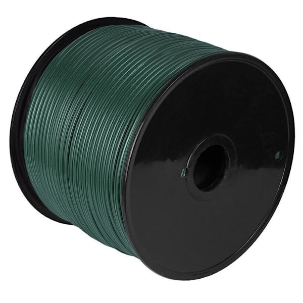 Wintergreen Lighting Outdoor Christmas Light Wire, 18 Gauge, Green, 500' Length