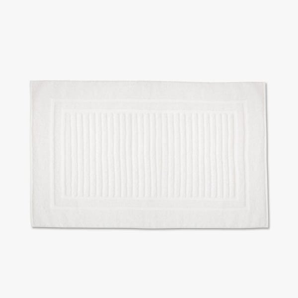 1888 Mills Textured Bathmat W/ Ribbed Design. 100% Egyptian Combed Cotton.