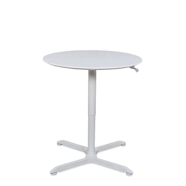 Luxor 32" Pneumatic Height Adjustable Round Cafe Table