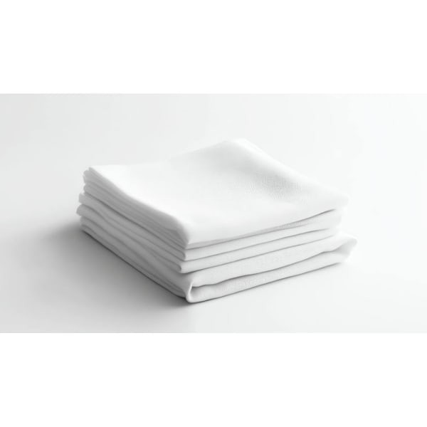 Bokser Spun Soft Napkin, 100% Polyester, 20x20, White Case Of 144