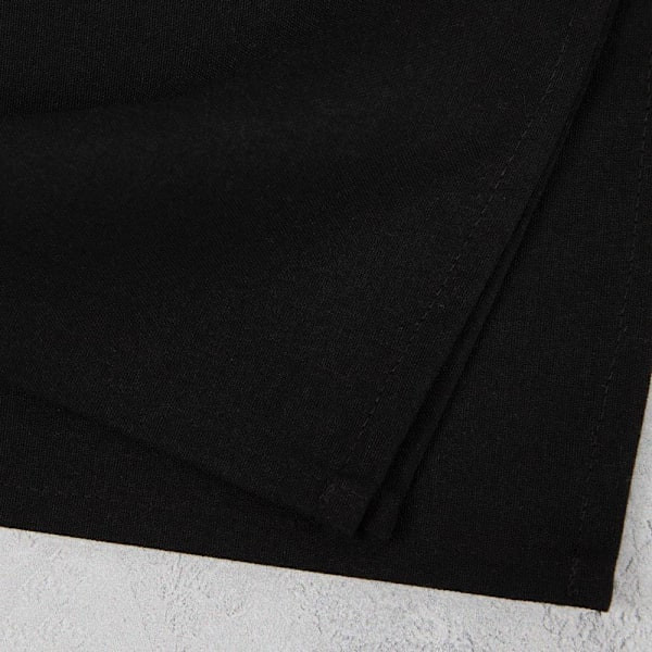 Bokser Spun Soft Tablecloth, 100% Polyester, 81in Square, Black Case Of 12