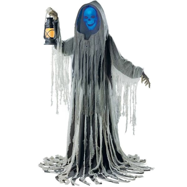 Haunted Hill Farm 6'4" Motion-Activated Talking Looming Phantom