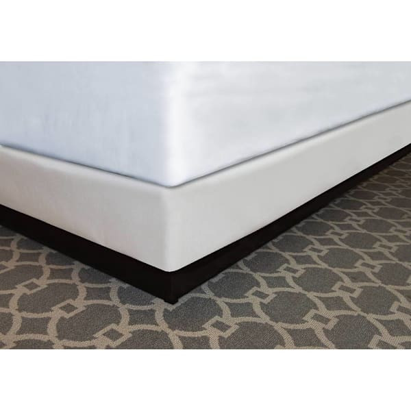 Mattress Safe Designer Decor Box Spring Wrap White K 72x80x6.5-7.5" Case Of 12