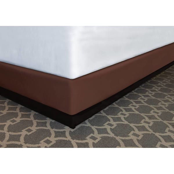 Mattress Safe Box Spring Quickwrap Espresso Polyestr F 54x80x6.5-7.5" Case Of 12