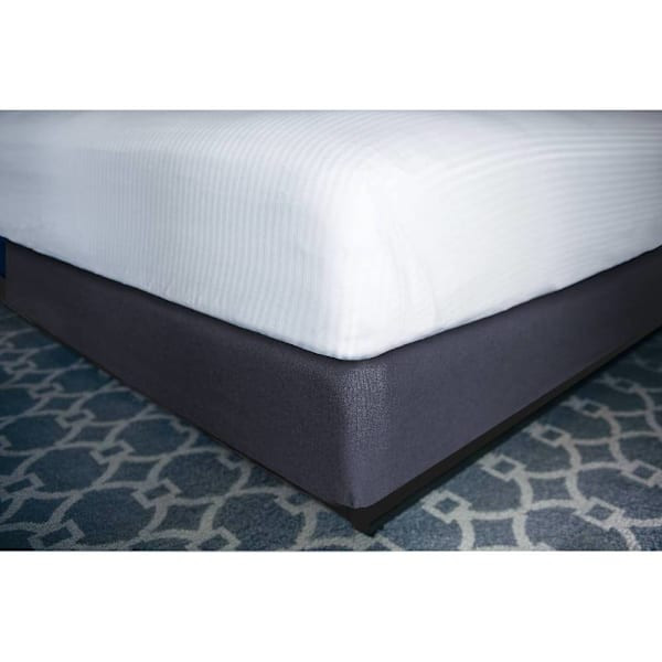 Mattress Safe Box Spring Contour Wrap Grey Poly Queen 60x80x6.75-9.5" Case Of 12