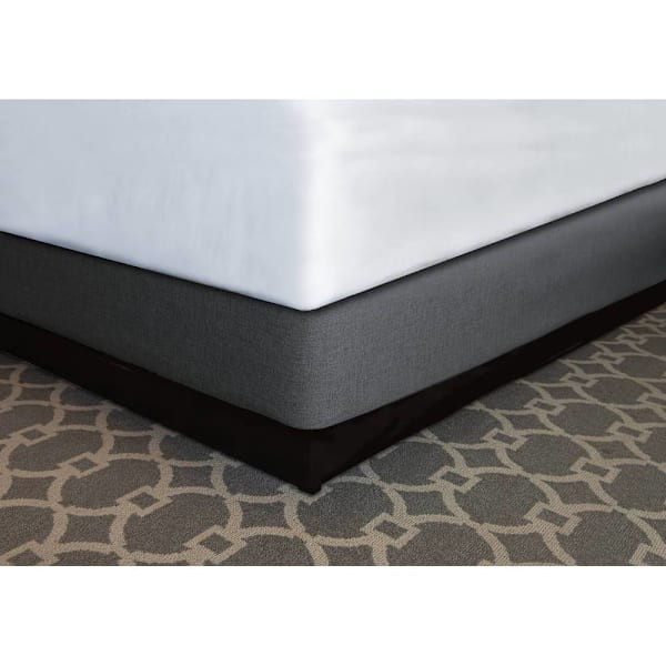 Mattress Safe Box Spring Quickwrap Graphite Polyestr K 72x80x6.5-7.5" Case Of 12