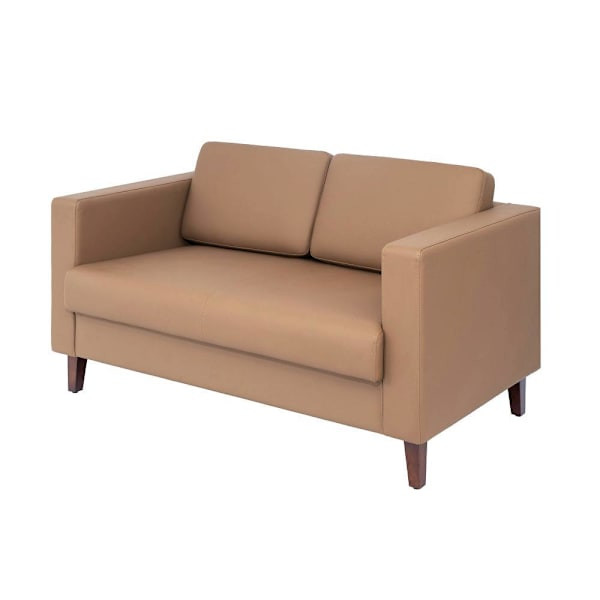 Flash Furniture Hercules Artemis Cognac Loveseat With 2 Ac/1 Usb/1 Usb-C Ports
