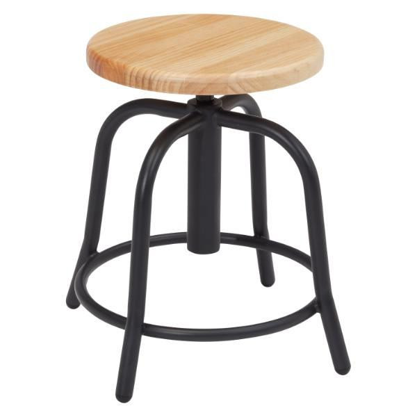 National Public Seating 19-25 Height Adjustable Swivel Stool