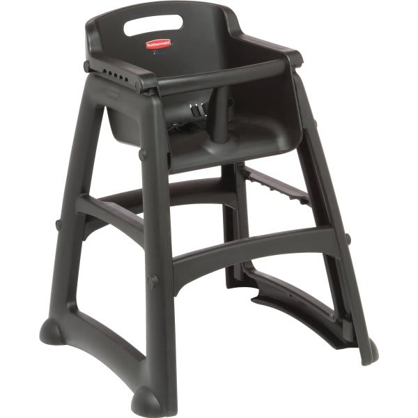 Rubbermaid Commercial Youth High Chair Without Wheels (Black)