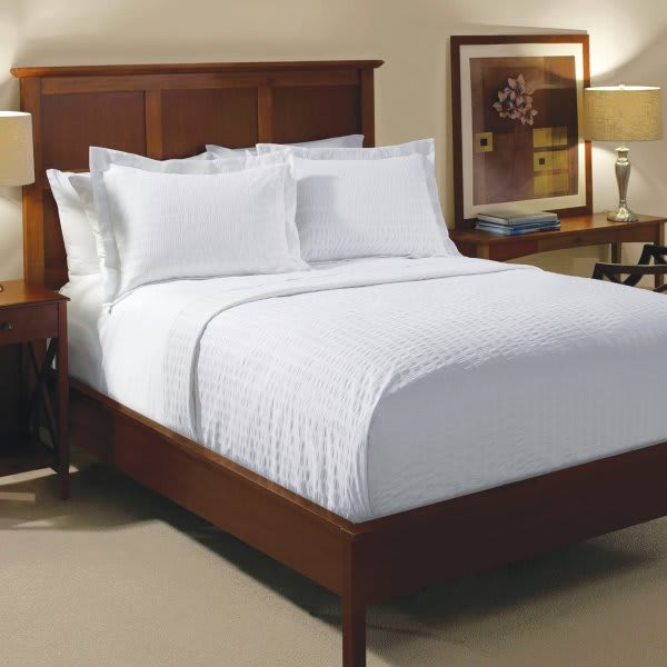 1888 Mills Beyond Textures Top Sheet Queen 96x120" White Case Of 12