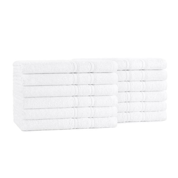 Cotton Bay Green Classic Hand Towel 16x27" 3 Lbs/Dozen White Case Of 120