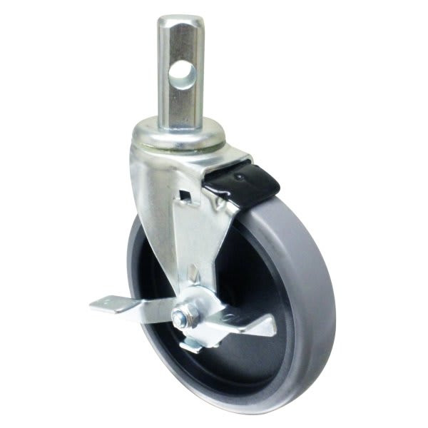 Thunder Group Heavy-Duty Pan Rack Caster 5 Inches With Lock