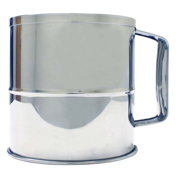 Thunder Group Stainless Steel 8-Cup Flour Sifter With Rotating Handle