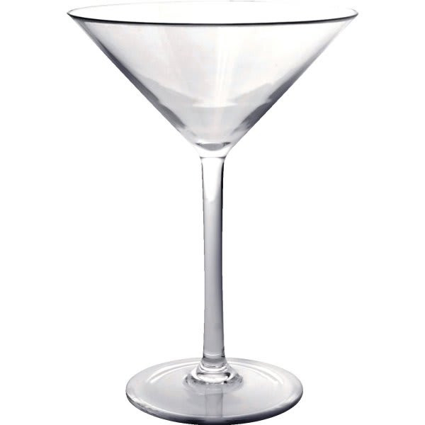 Thunder Group 8 Ounce Clear Polycarbonate Martini Glass